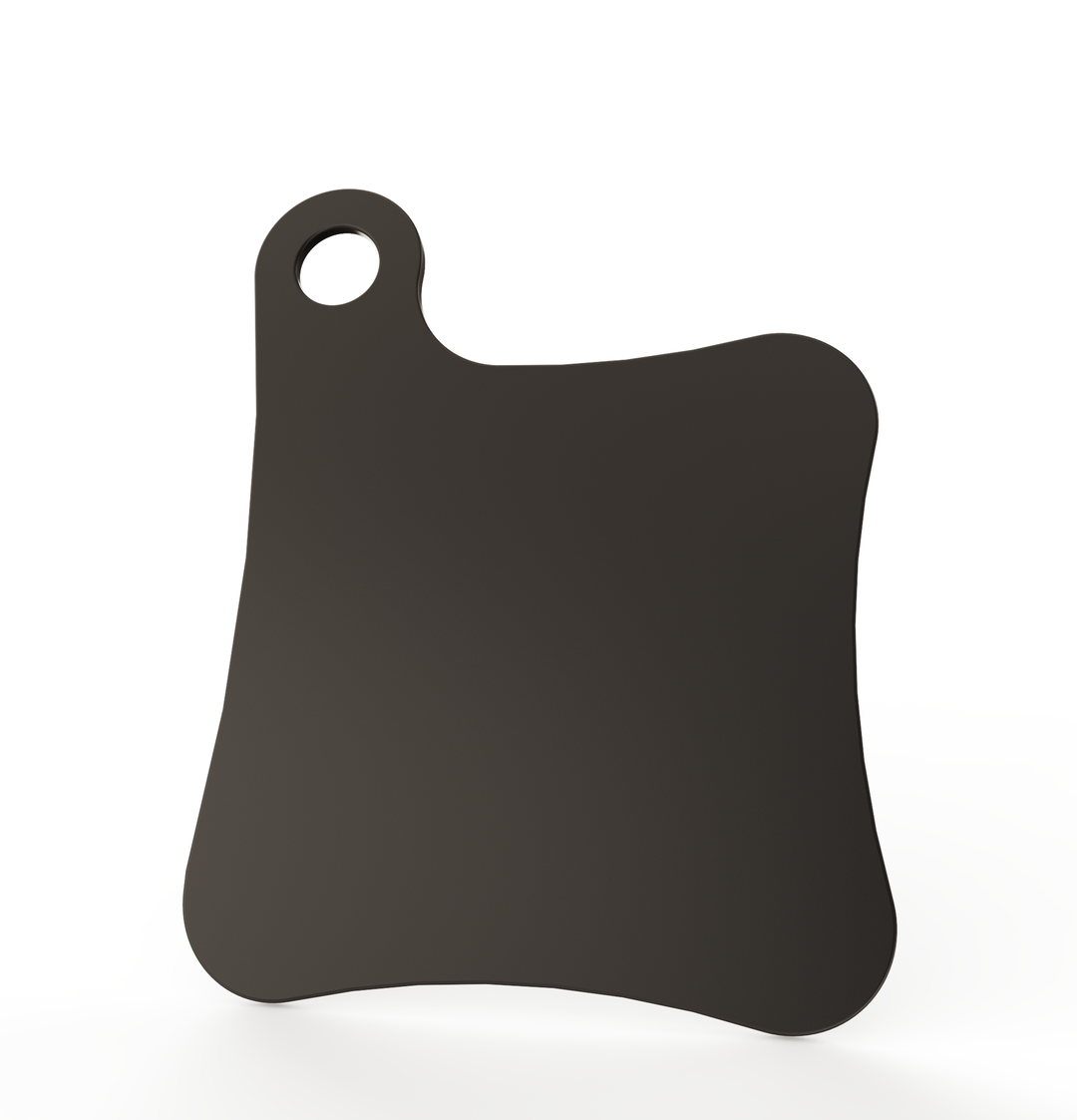 Motorcycle Inspection License Plate 11 gauge / powder coated