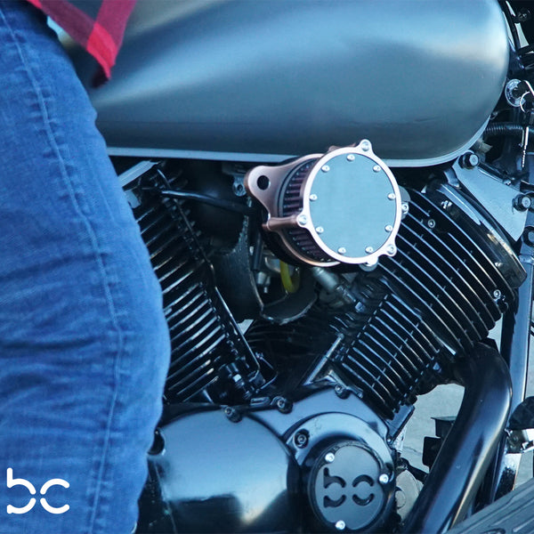 Yamaha V-Star Dragstar XVS1100 to Harley Super Sucker Intake Air Cleaner (Adapter Only)