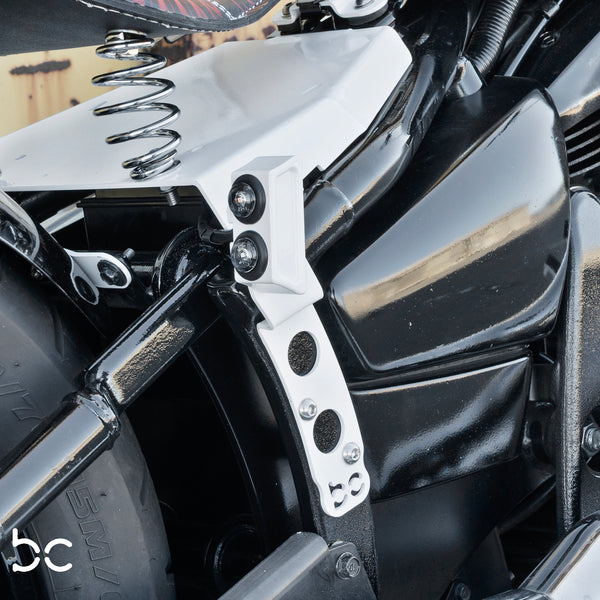 Kawasaki Vulcan vn900 Leather Solo Seat Kit + Imperial Leather 16" RUSTICO Solo Seat