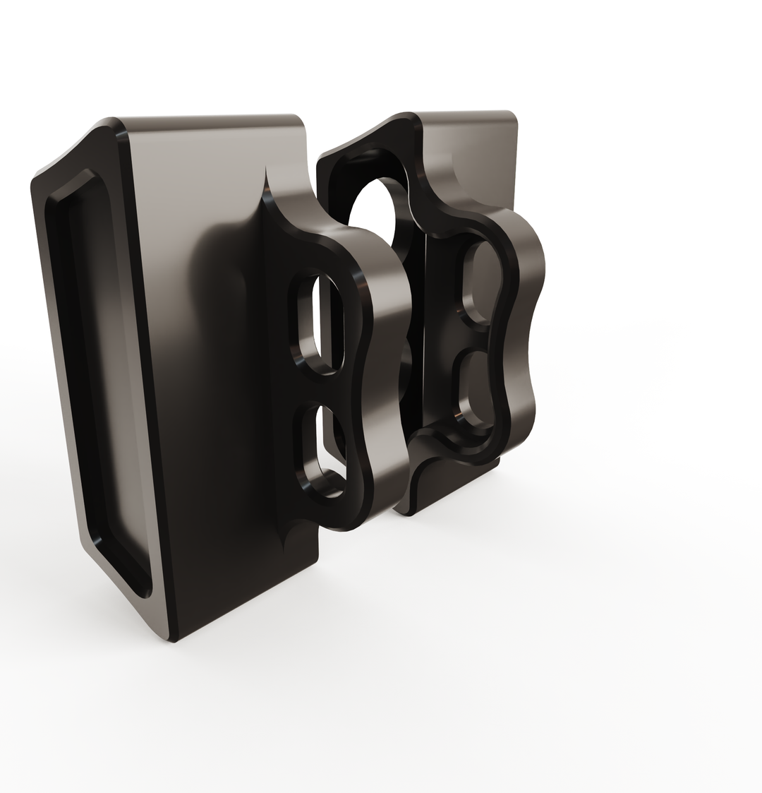 Kawasaki Vulcan vn900 Rear Turn Signal Brackets (Left & Right) + (DOUBLE) BILLET Turn Signals + Brake Lights LED (2PC)