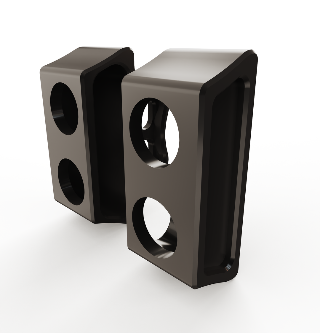 Kawasaki Vulcan vn900 Rear Turn Signal Brackets (Left & Right) + (DOUBLE) BILLET Turn Signals + Brake Lights LED (2PC)