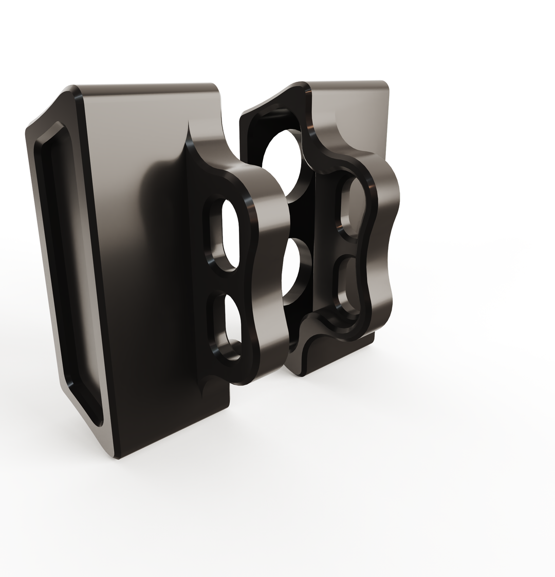 Kawasaki Vulcan vn900 Rear Turn Signal Brackets (Left & Right) + (DOUBLE) BILLET Turn Signals + Brake Lights LED (2PC)