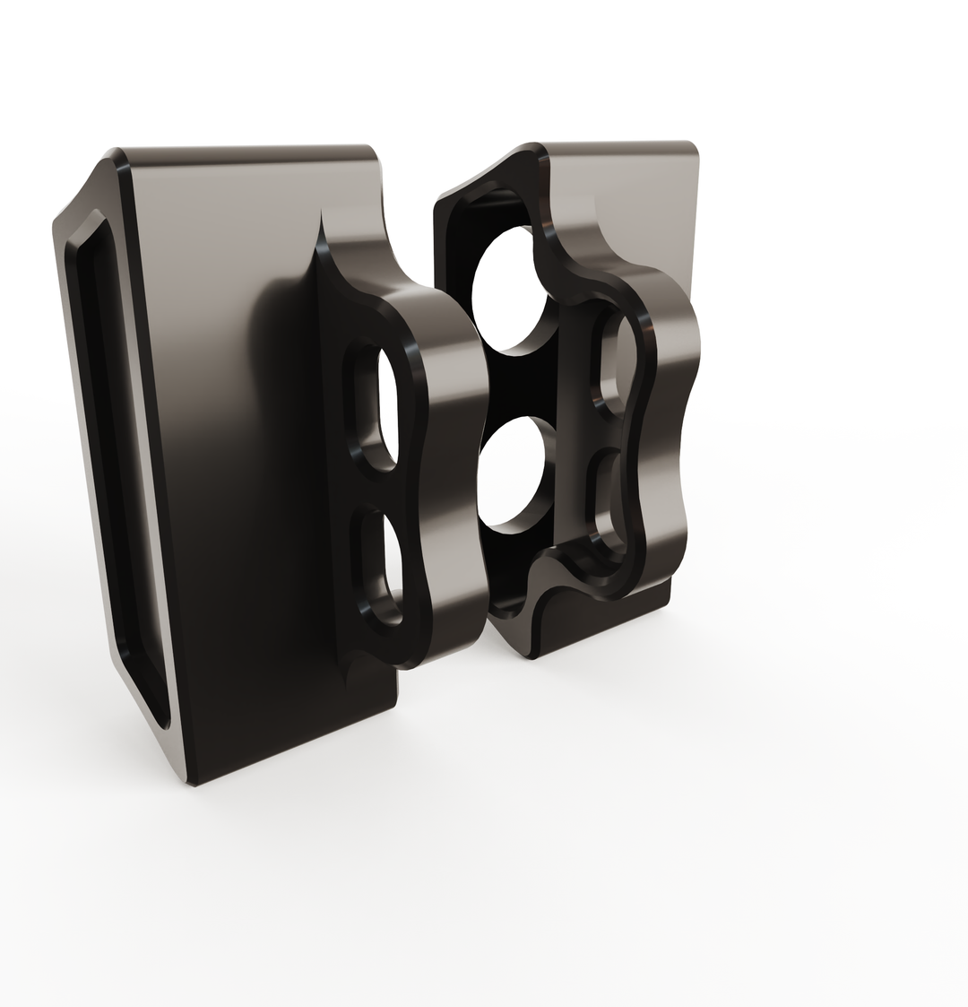 Kawasaki Vulcan vn900 Rear Turn Signal Brackets (Left & Right) + (DOUBLE) BILLET Turn Signals + Brake Lights LED (2PC)