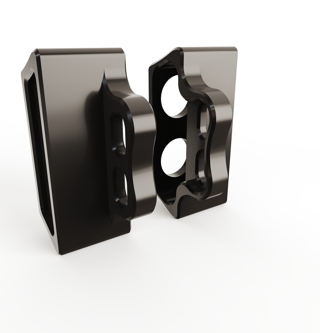 Kawasaki Vulcan vn900 Rear Turn Signal Brackets (Left & Right) + (DOUBLE) BILLET Turn Signals + Brake Lights LED (2PC)