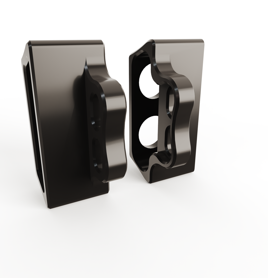 Kawasaki Vulcan vn900 Rear Turn Signal Brackets (Left & Right) + (DOUBLE) BILLET Turn Signals + Brake Lights LED (2PC)