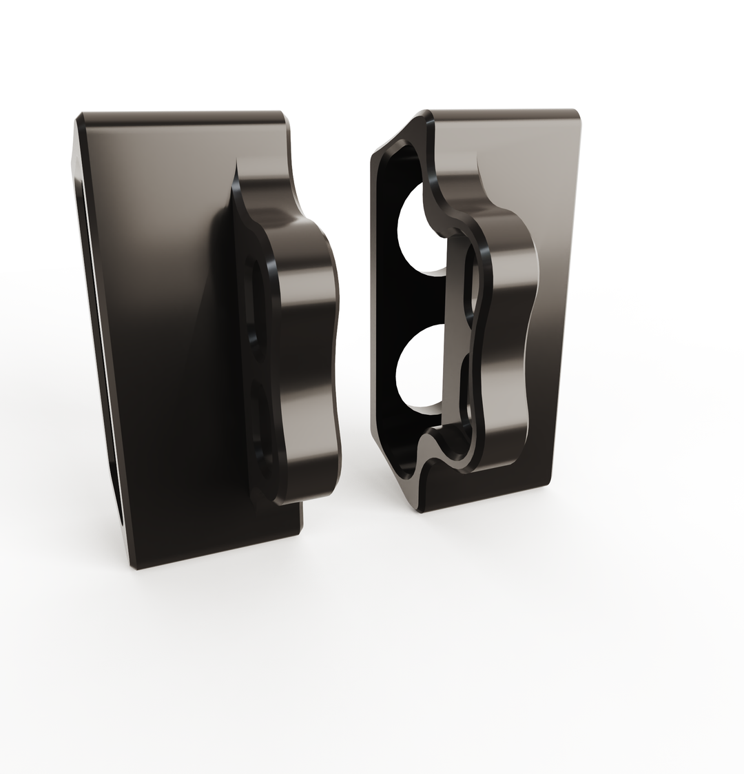 Kawasaki Vulcan vn900 Rear Turn Signal Brackets (Left & Right) + (DOUBLE) BILLET Turn Signals + Brake Lights LED (2PC)