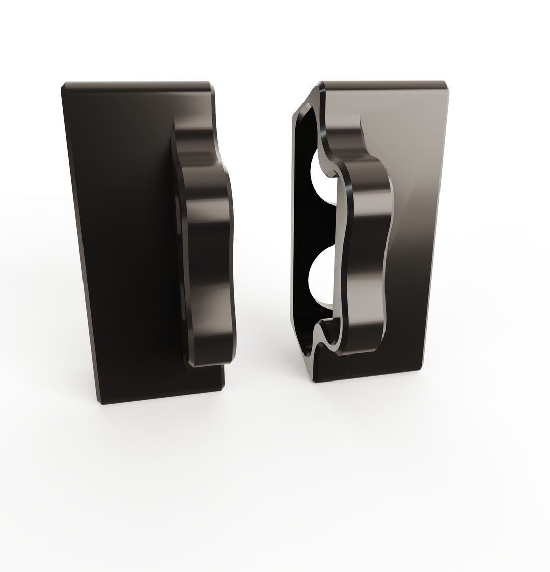 Kawasaki Vulcan vn900 Rear Turn Signal Brackets (Left & Right) + (DOUBLE) BILLET Turn Signals + Brake Lights LED (2PC)