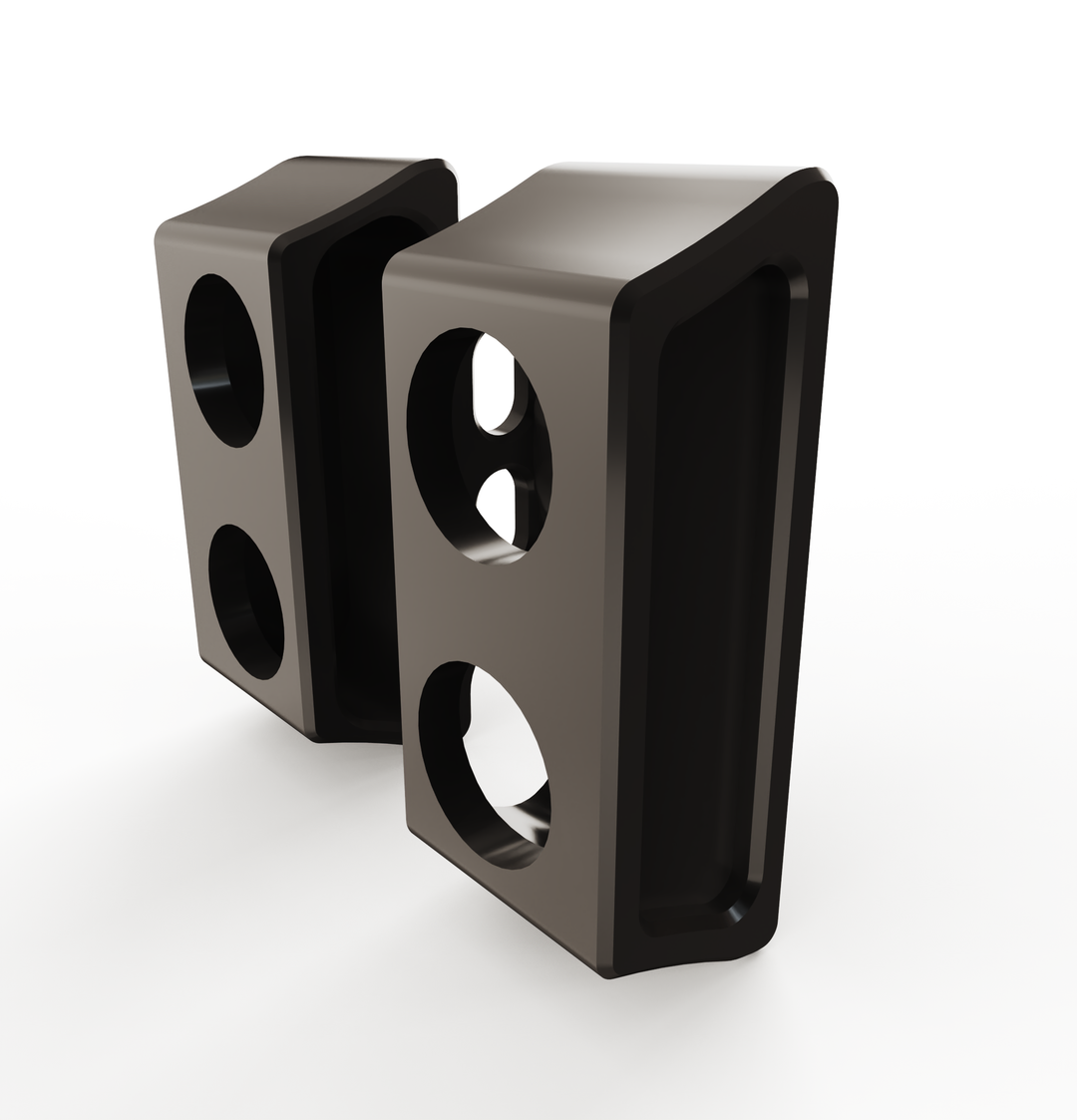 Kawasaki Vulcan vn900 Rear Turn Signal Brackets (Left & Right) + (DOUBLE) BILLET Turn Signals + Brake Lights LED (2PC)