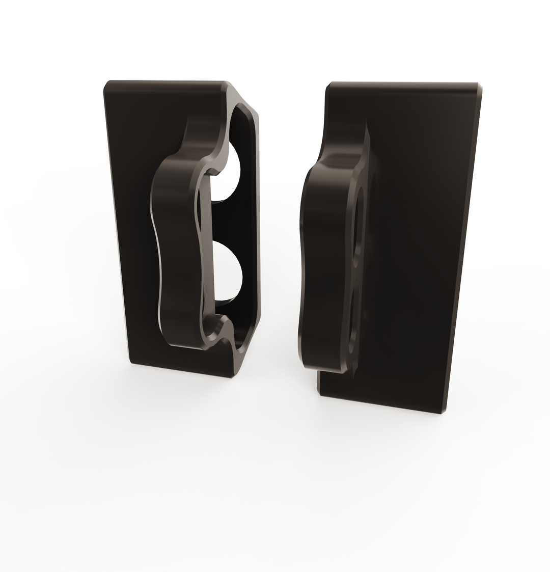 Kawasaki Vulcan vn900 Rear Turn Signal Brackets (Left & Right) + (DOUBLE) BILLET Turn Signals + Brake Lights LED (2PC)