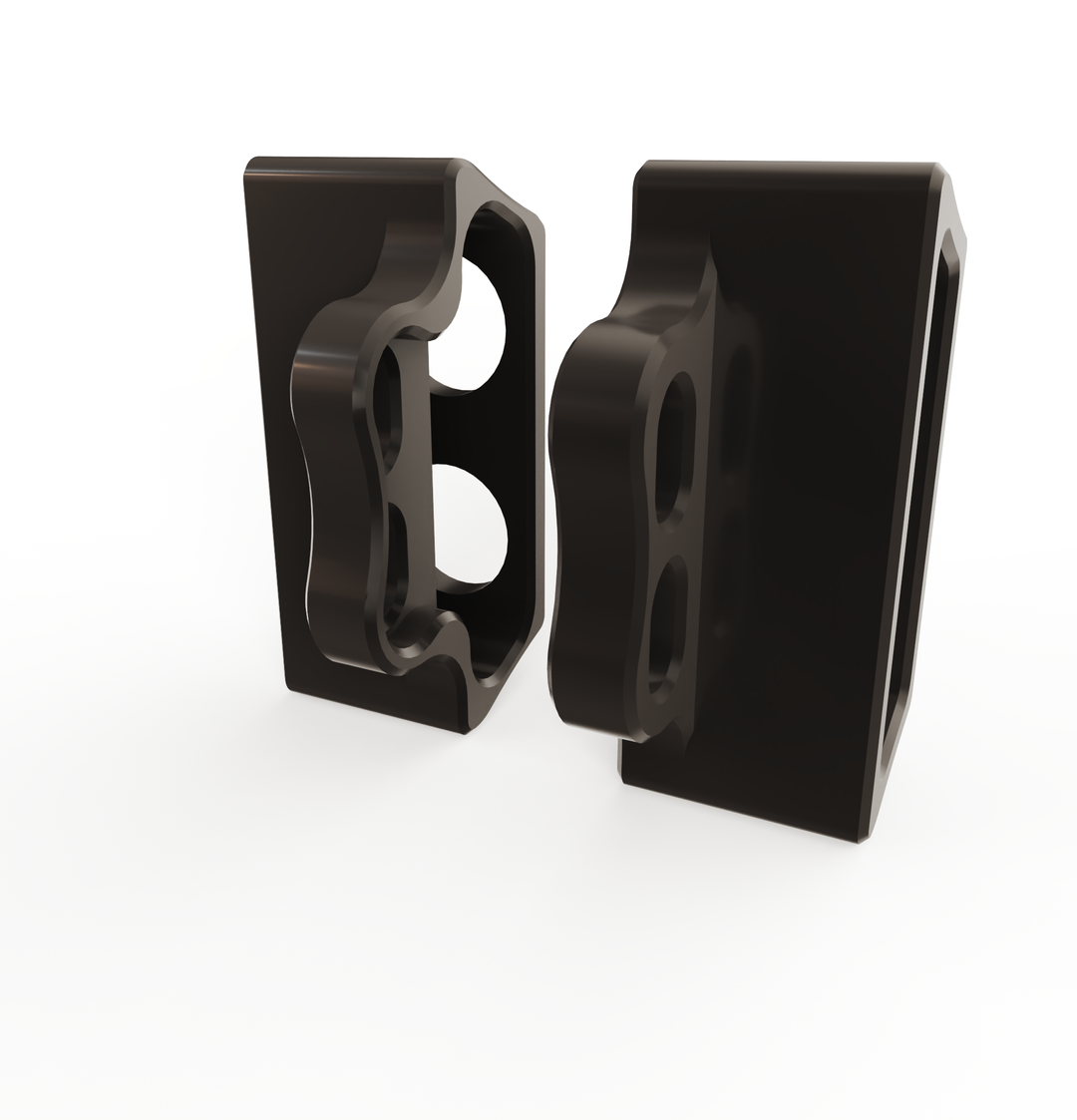 Kawasaki Vulcan vn900 Rear Turn Signal Brackets (Left & Right) + (DOUBLE) BILLET Turn Signals + Brake Lights LED (2PC)