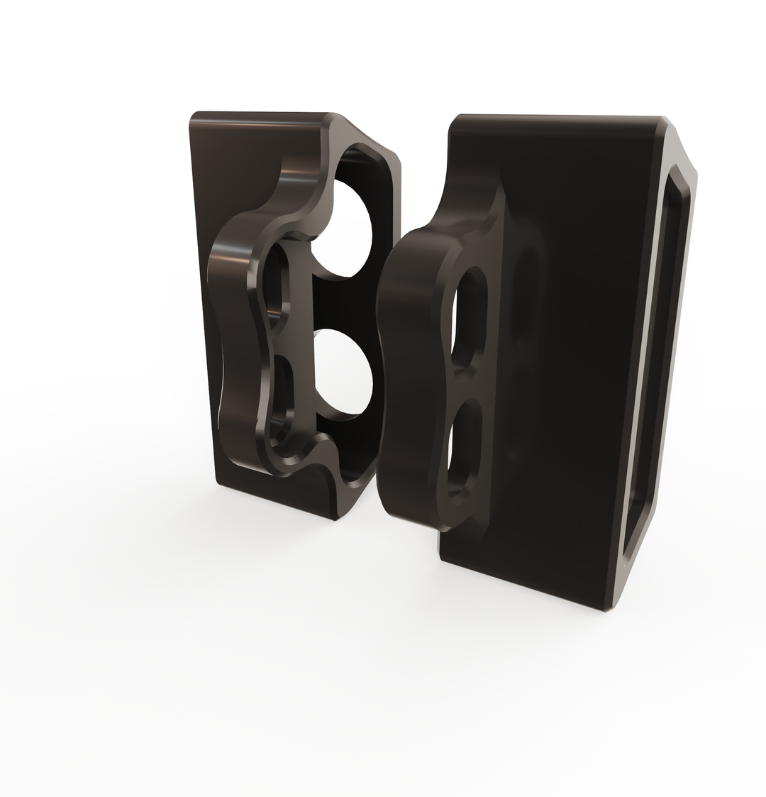 Kawasaki Vulcan vn900 Rear Turn Signal Brackets (Left & Right) + (DOUBLE) BILLET Turn Signals + Brake Lights LED (2PC)