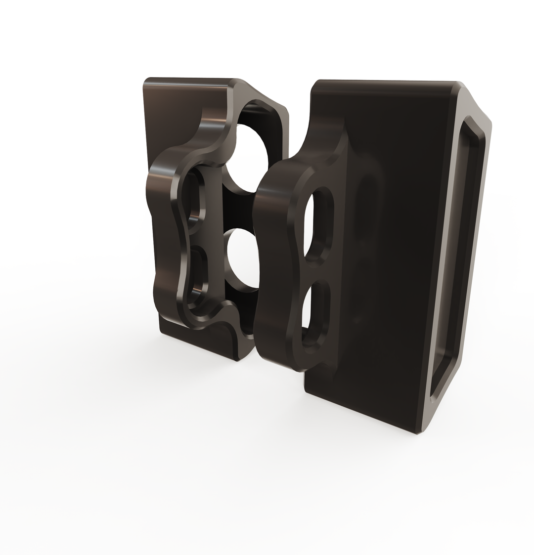 Kawasaki Vulcan vn900 Rear Turn Signal Brackets (Left & Right) + (DOUBLE) BILLET Turn Signals + Brake Lights LED (2PC)