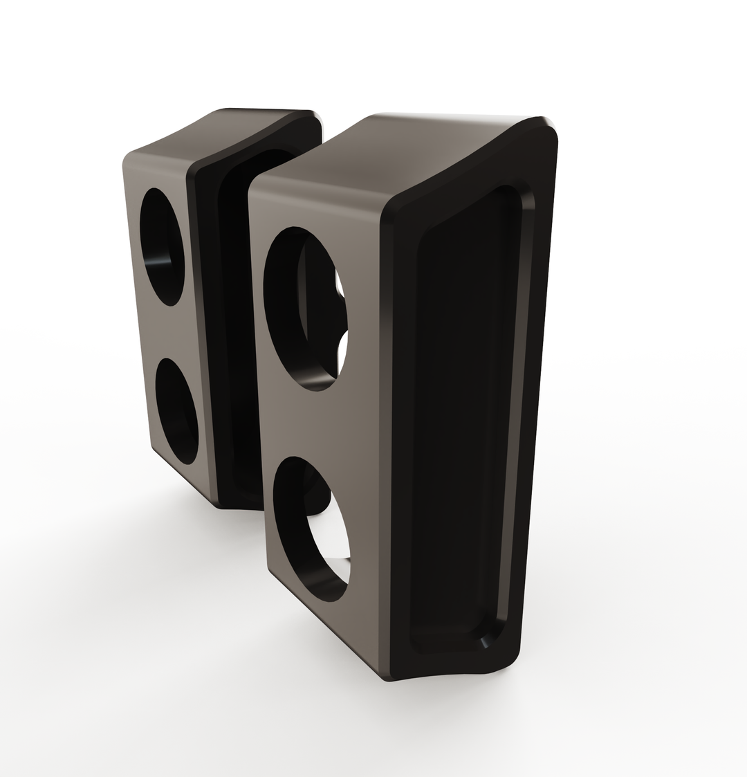 Kawasaki Vulcan vn900 Rear Turn Signal Brackets (Left & Right) + (DOUBLE) BILLET Turn Signals + Brake Lights LED (2PC)