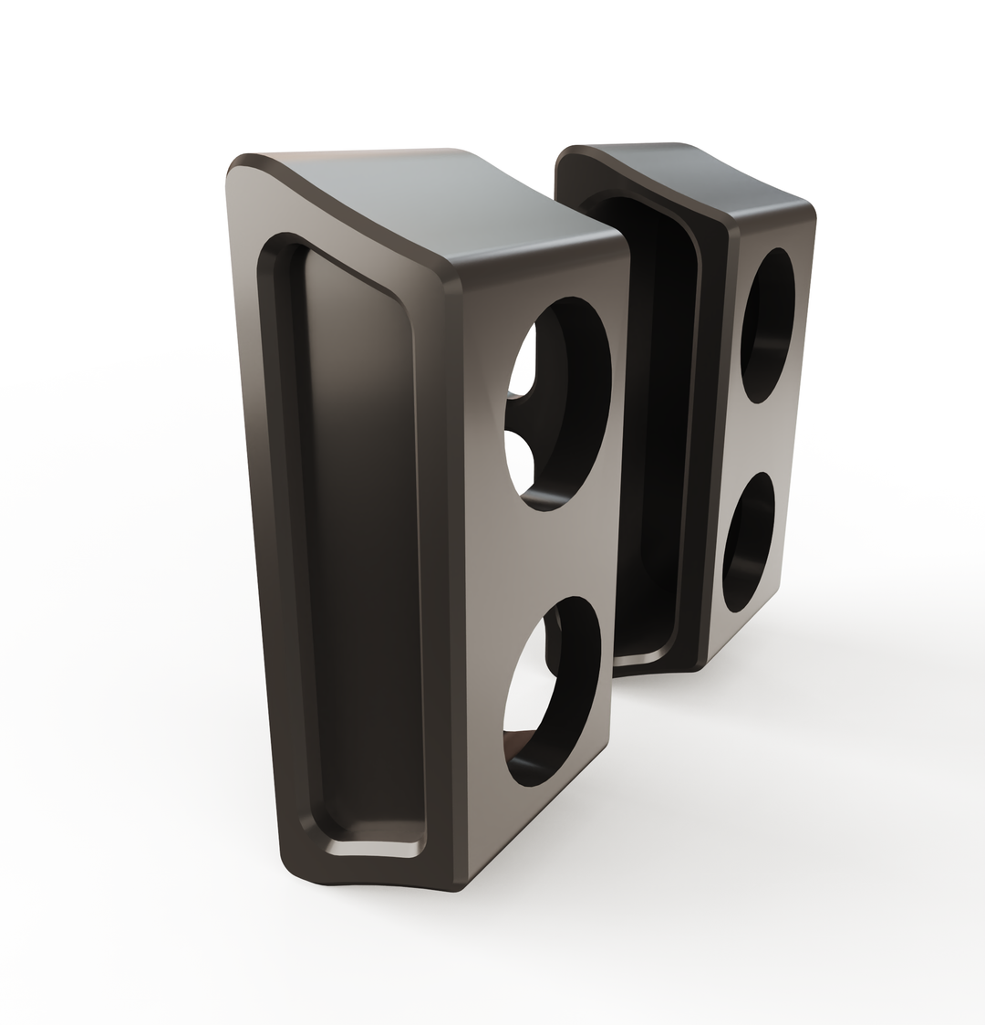 Kawasaki Vulcan vn900 Rear Turn Signal Brackets (Left & Right) + (DOUBLE) BILLET Turn Signals + Brake Lights LED (2PC)