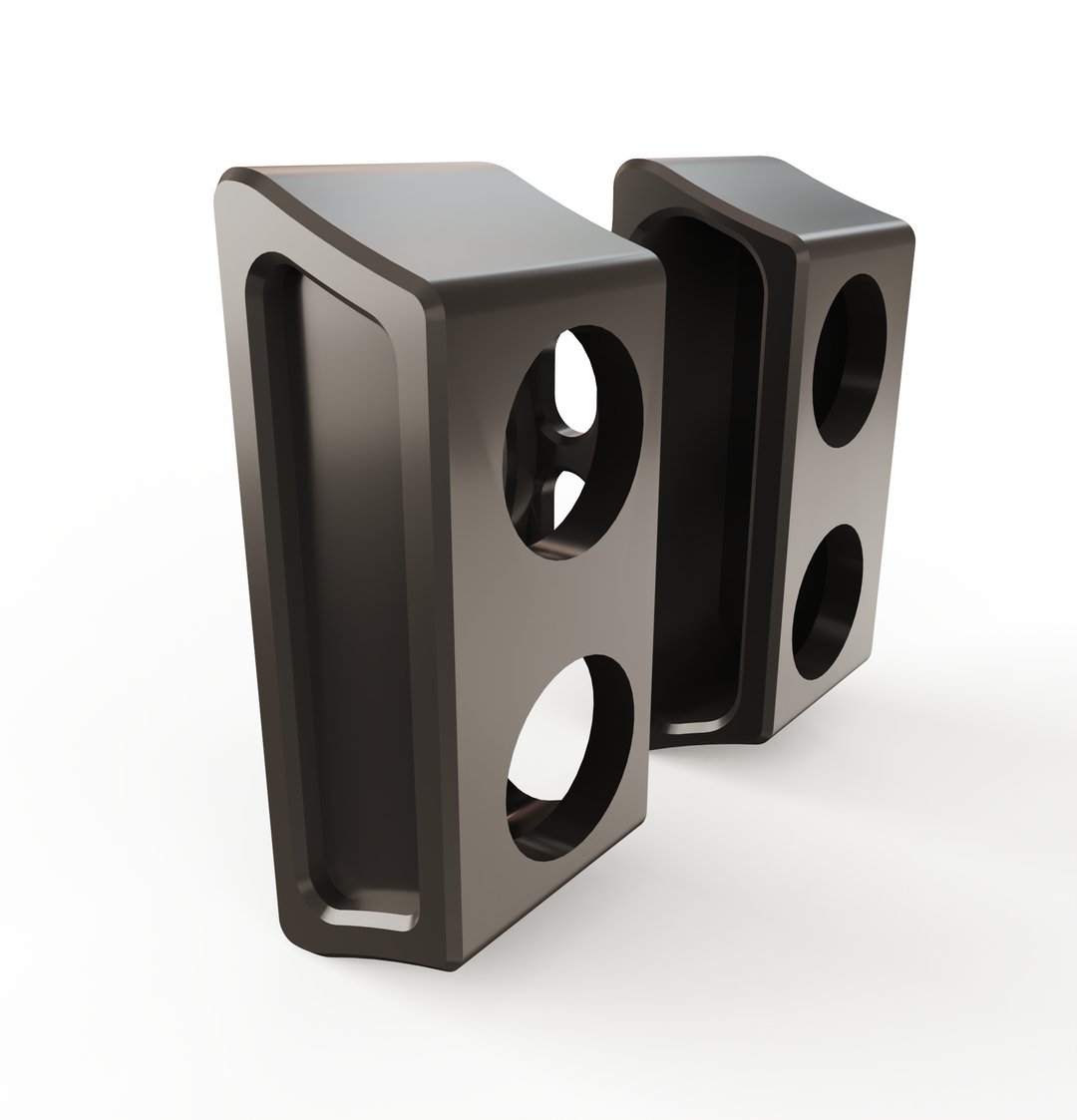 Kawasaki Vulcan vn900 Rear Turn Signal Brackets (Left & Right) + (DOUBLE) BILLET Turn Signals + Brake Lights LED (2PC)