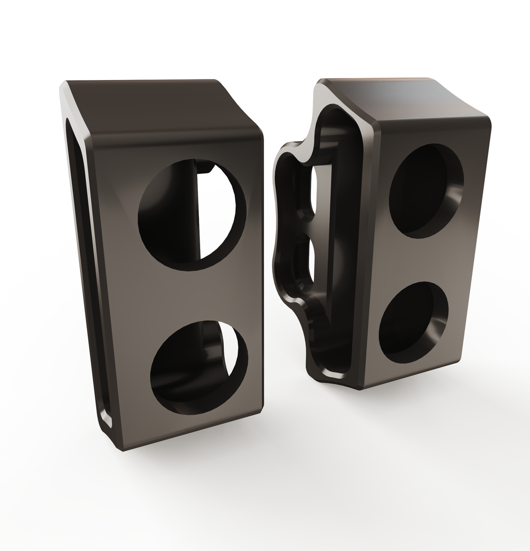 Kawasaki Vulcan vn900 Rear Turn Signal Brackets (Left & Right) + (DOUBLE) BILLET Turn Signals + Brake Lights LED (2PC)