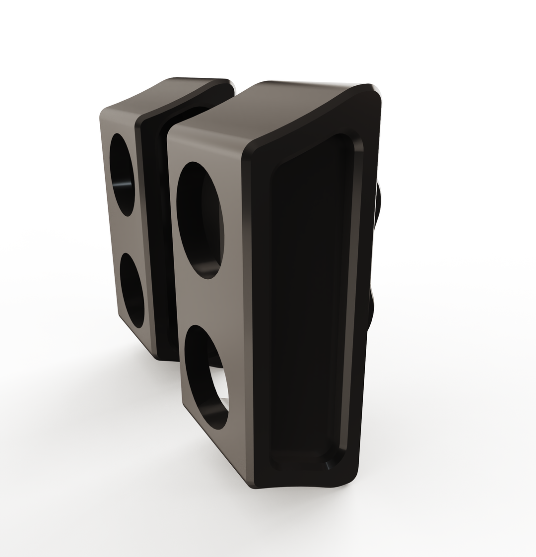 Kawasaki Vulcan vn900 Rear Turn Signal Brackets (Left & Right) + (DOUBLE) BILLET Turn Signals + Brake Lights LED (2PC)