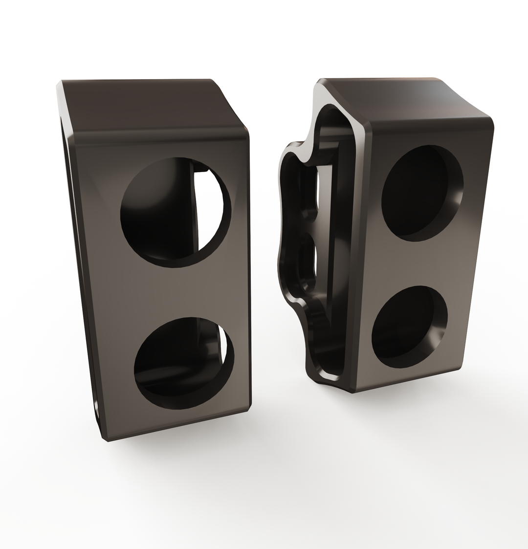 Kawasaki Vulcan vn900 Rear Turn Signal Brackets (Left & Right) + (DOUBLE) BILLET Turn Signals + Brake Lights LED (2PC)