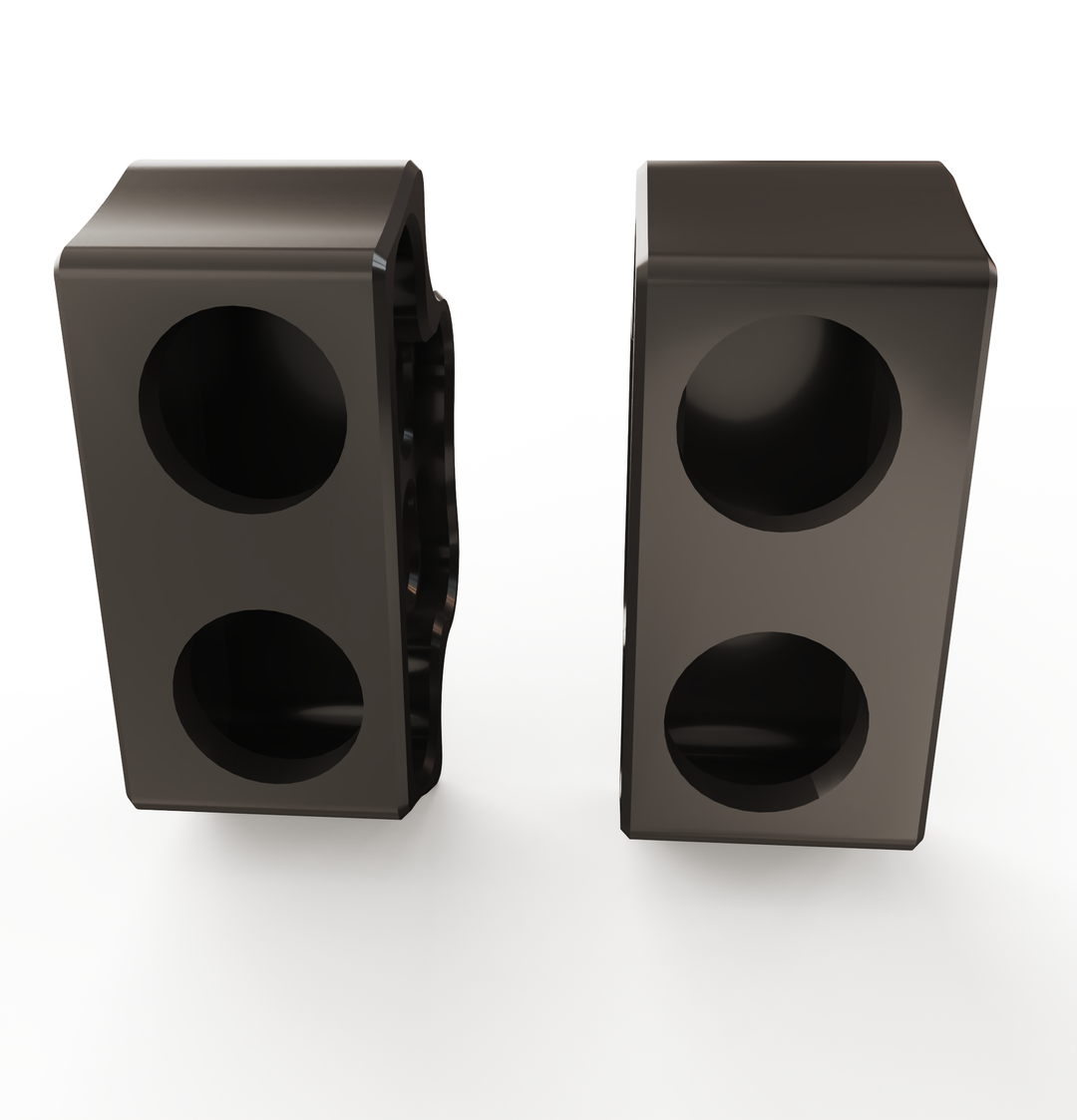 Kawasaki Vulcan vn900 Rear Turn Signal Brackets (Left & Right) + (DOUBLE) BILLET Turn Signals + Brake Lights LED (2PC)