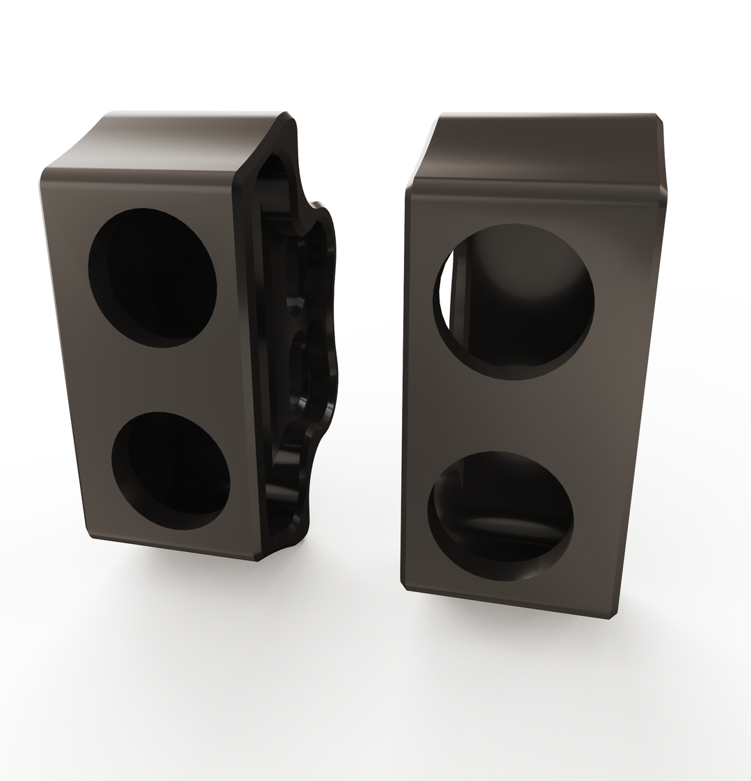 Kawasaki Vulcan vn900 Rear Turn Signal Brackets (Left & Right) + (DOUBLE) BILLET Turn Signals + Brake Lights LED (2PC)