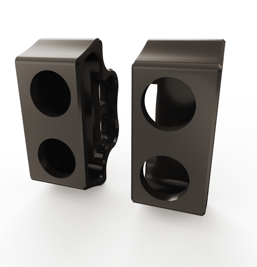 Kawasaki Vulcan vn900 Rear Turn Signal Brackets (Left & Right) + (DOUBLE) BILLET Turn Signals + Brake Lights LED (2PC)