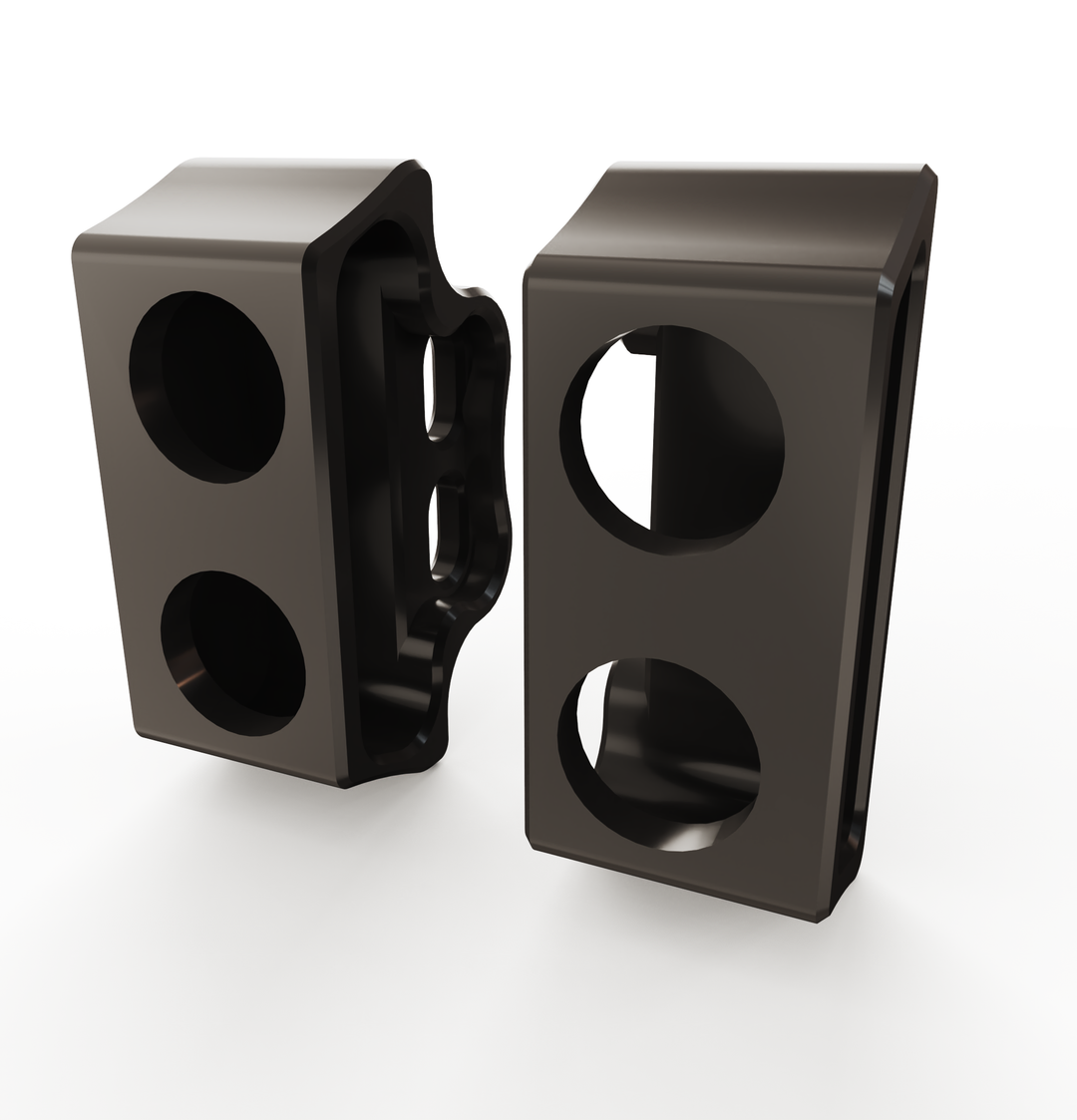 Kawasaki Vulcan vn900 Rear Turn Signal Brackets (Left & Right) + (DOUBLE) BILLET Turn Signals + Brake Lights LED (2PC)