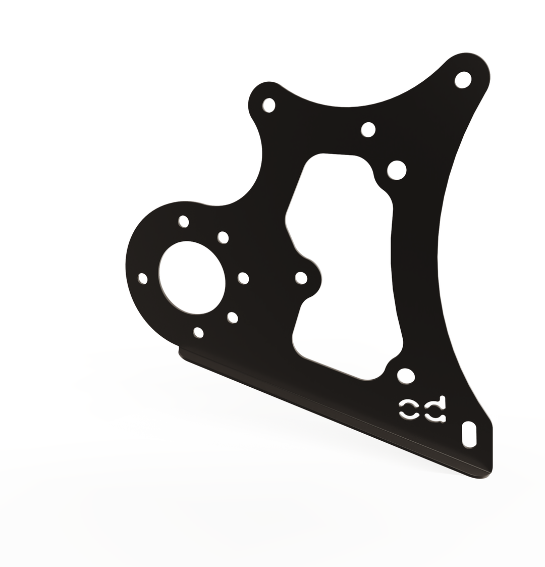 Harley Softail / Fatboy 2000-2017  Rear (STEEL) Fender Combo Kit (Rear Fender + Fender Bracket + Fender Strut Bracket +Struts)