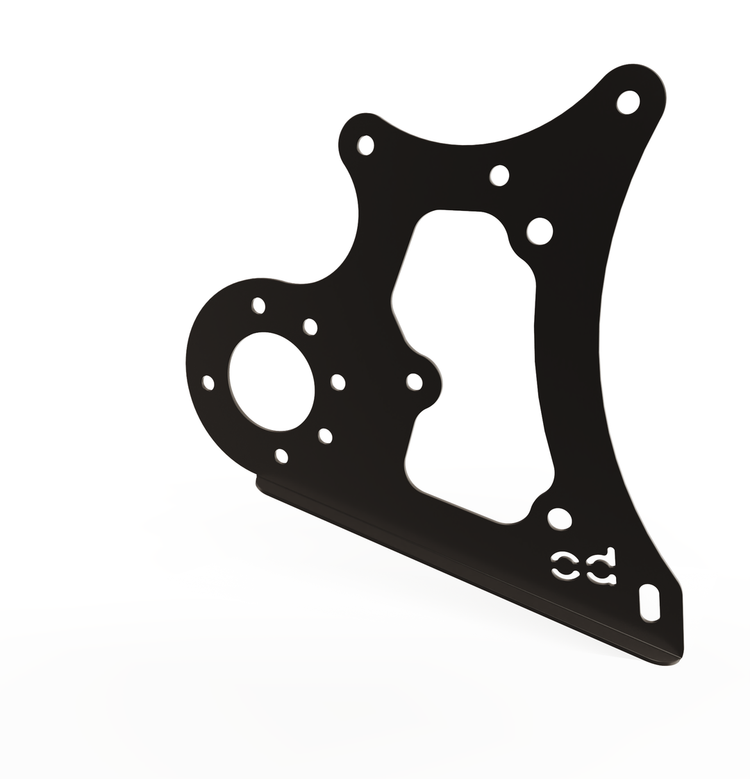 Harley Softail / Fatboy 2000-2017  Rear (ALUMINUM) Fender Combo Kit (Rear Fender + Fender Bracket + Fender Strut Bracket +Struts)