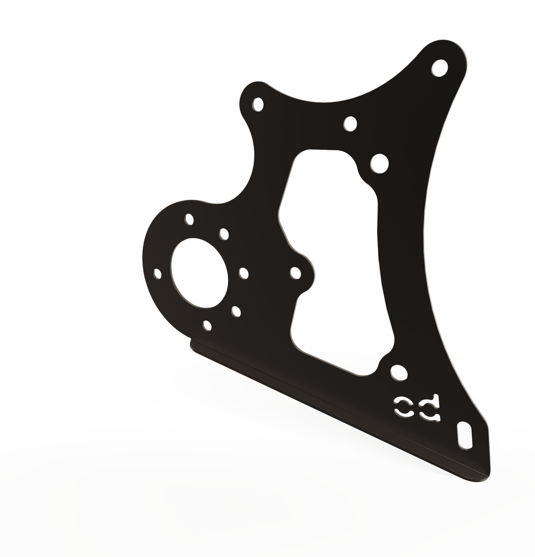 Harley Softail / Fatboy 2000-2017  Rear (ALUMINUM) Fender Combo Kit (Rear Fender + Fender Bracket + Fender Strut Bracket +Struts)