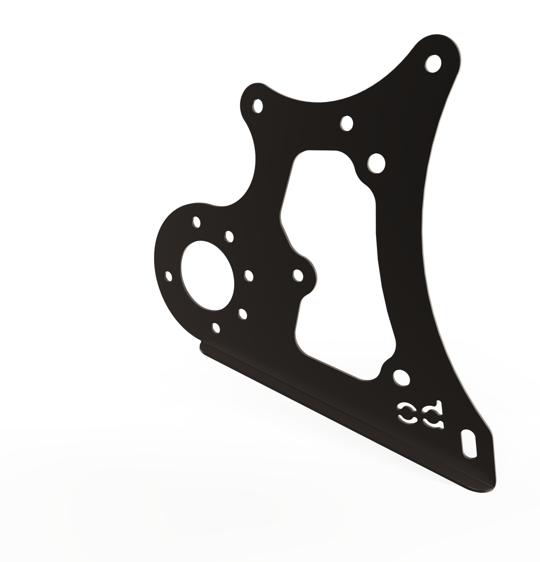 Harley Softail / Fatboy 2000-2017  Rear (ALUMINUM) Fender Combo Kit (Rear Fender + Fender Bracket + Fender Strut Bracket +Struts)
