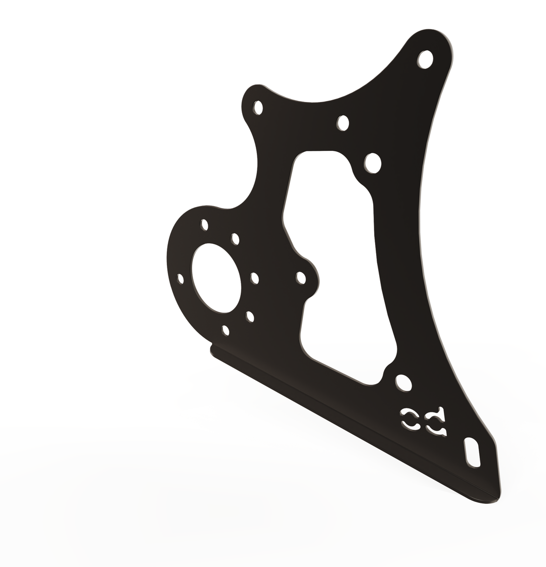 Harley Softail / Fatboy 2000-2017  Rear (STEEL) Fender Combo Kit (Rear Fender + Fender Bracket + Fender Strut Bracket +Struts)