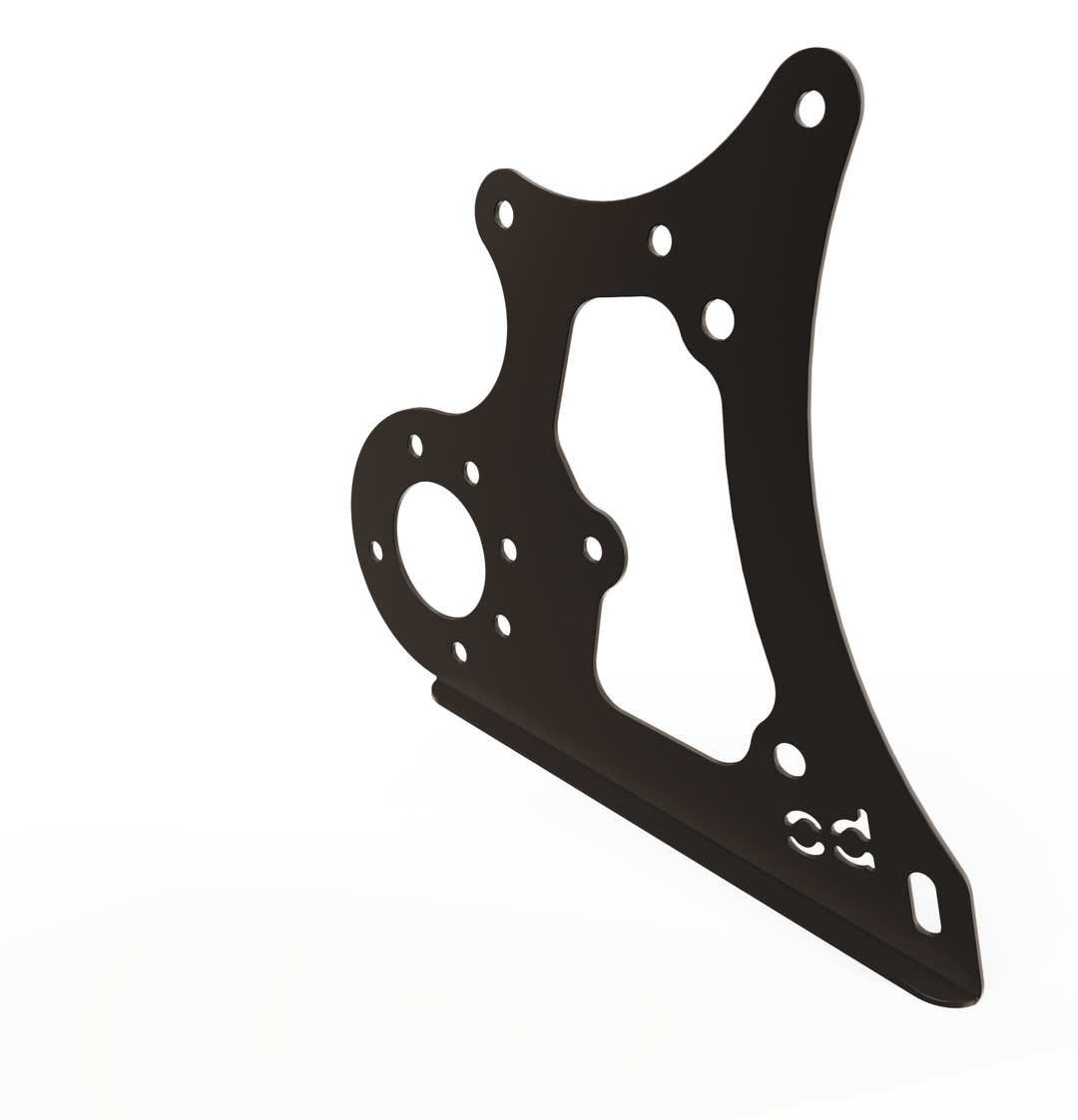 Harley Softail / Fatboy 2000-2017  Rear (ALUMINUM) Fender Combo Kit (Rear Fender + Fender Bracket + Fender Strut Bracket +Struts)