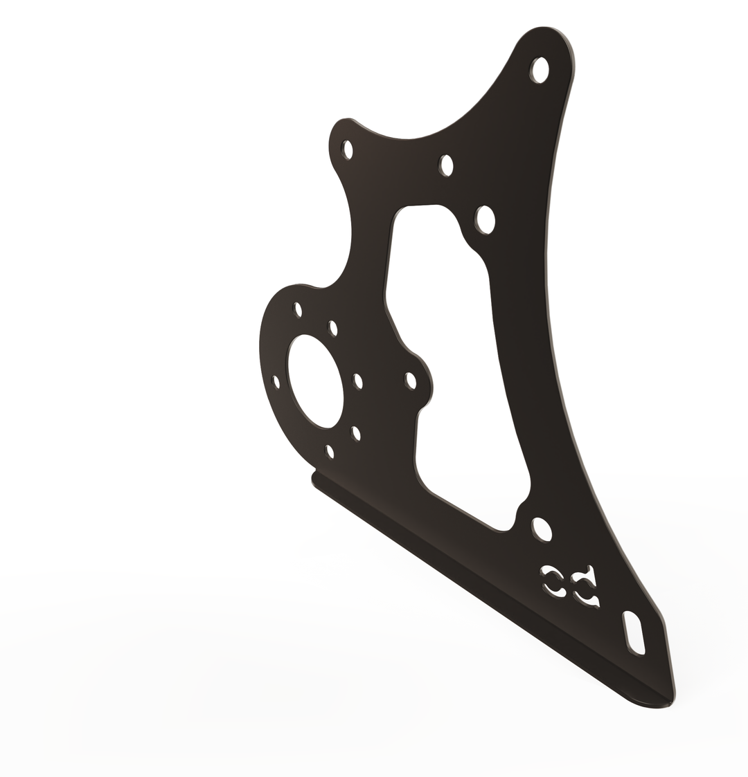 Harley Softail / Fatboy 2000-2017  Rear (STEEL) Fender Combo Kit (Rear Fender + Fender Bracket + Fender Strut Bracket +Struts)