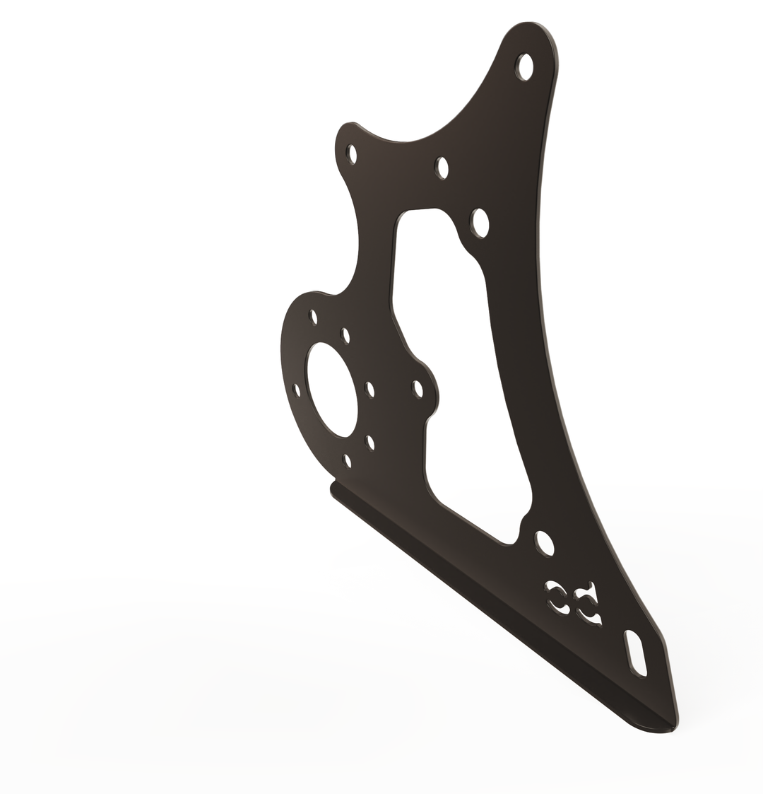 Harley Softail / Fatboy 2000-2017  Rear (ALUMINUM) Fender Combo Kit (Rear Fender + Fender Bracket + Fender Strut Bracket +Struts)