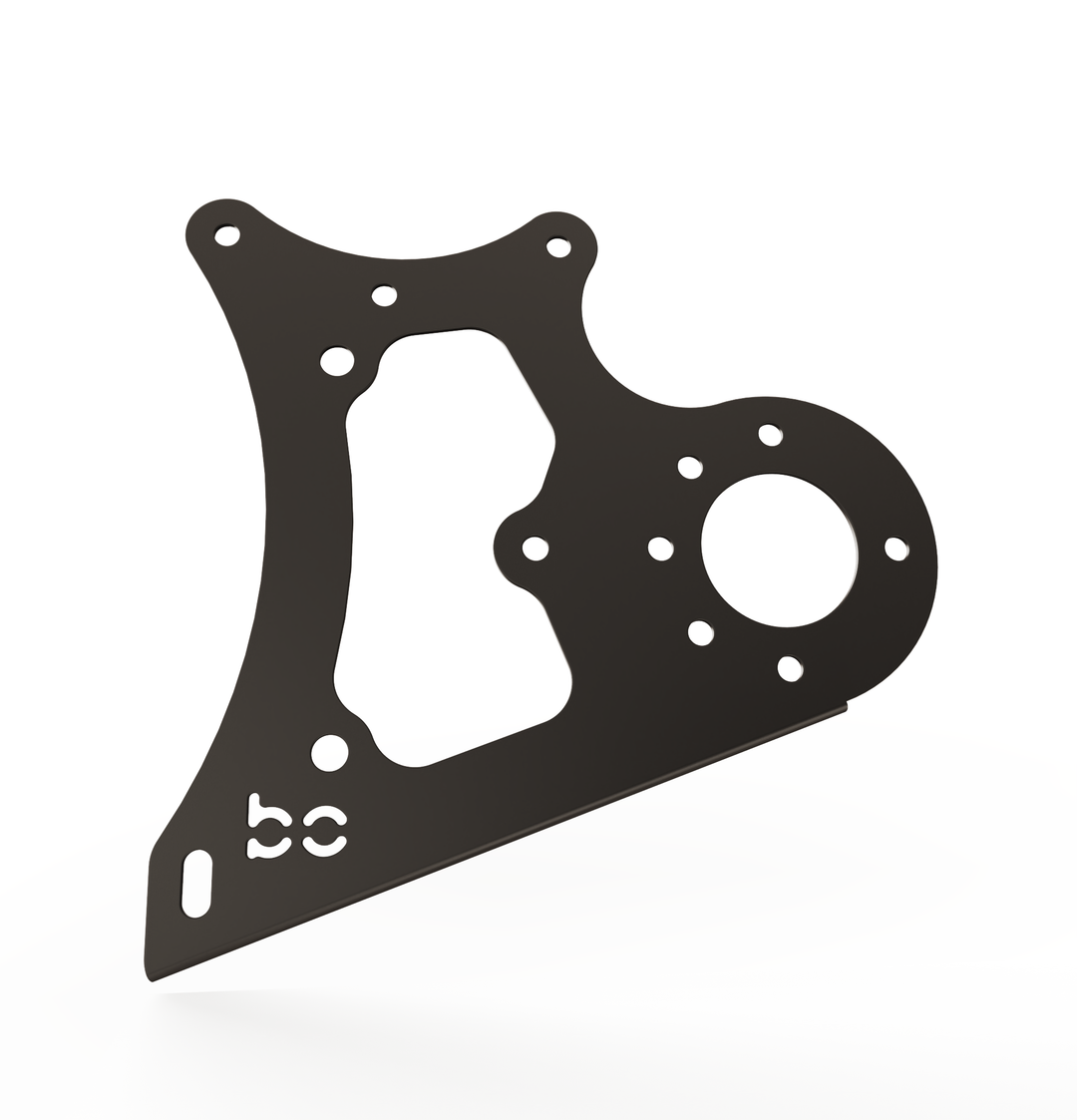 Harley Softail / Fatboy 2000-2017  Rear (ALUMINUM) Fender Combo Kit (Rear Fender + Fender Bracket + Fender Strut Bracket +Struts)