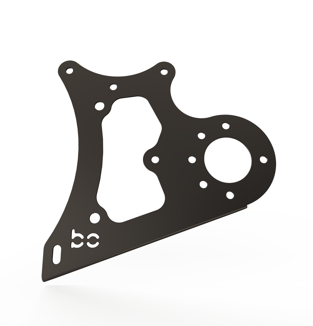 Harley Softail / Fatboy 2000-2017  Rear (STEEL) Fender Combo Kit (Rear Fender + Fender Bracket + Fender Strut Bracket +Struts)