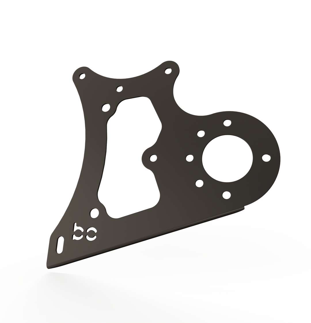 Harley Softail / Fatboy 2000-2017  Rear (ALUMINUM) Fender Combo Kit (Rear Fender + Fender Bracket + Fender Strut Bracket +Struts)