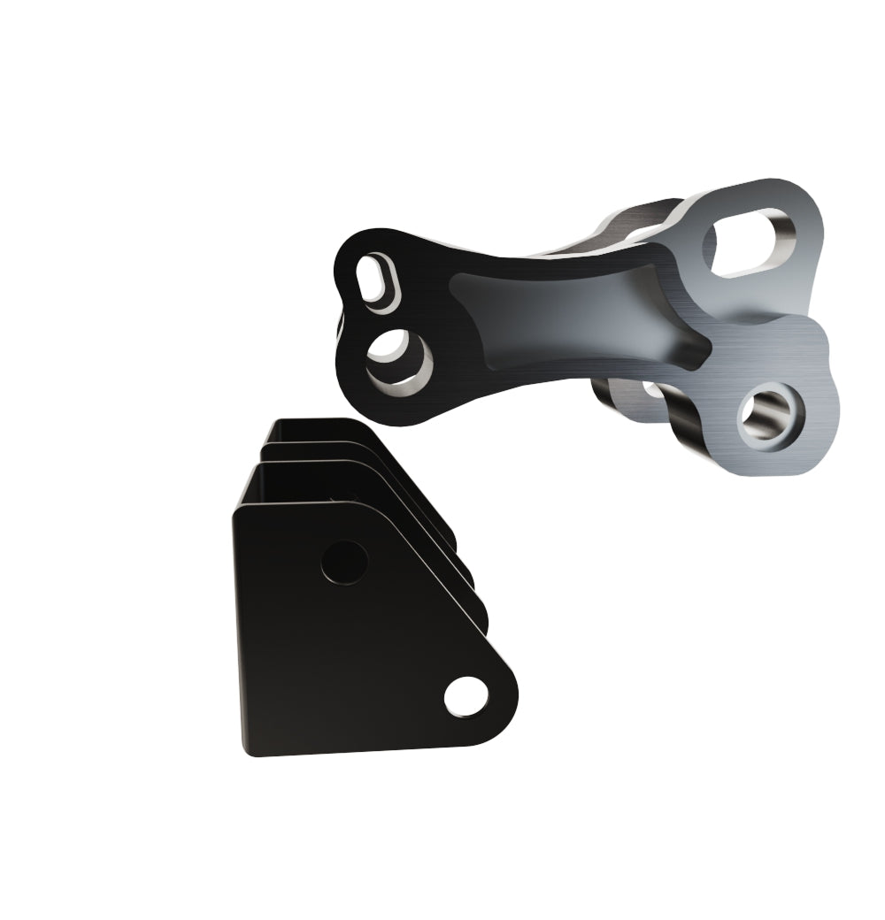 Honda Shadow VT1100c2 (Shaft) AirBag AIR Ride Brackets