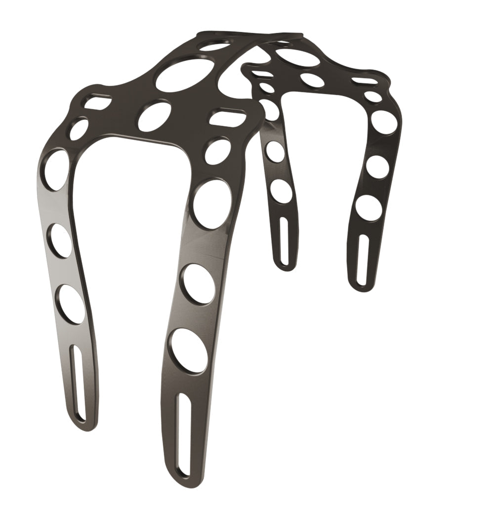 Yamaha V-Star Dragstar XVS1100  (Classic) Front Fender strut + Steel Matte Black Front Fender