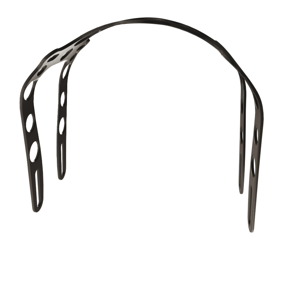 Yamaha V-Star Dragstar XVS1100  (Classic) Front Fender strut + Steel Matte Black Front Fender