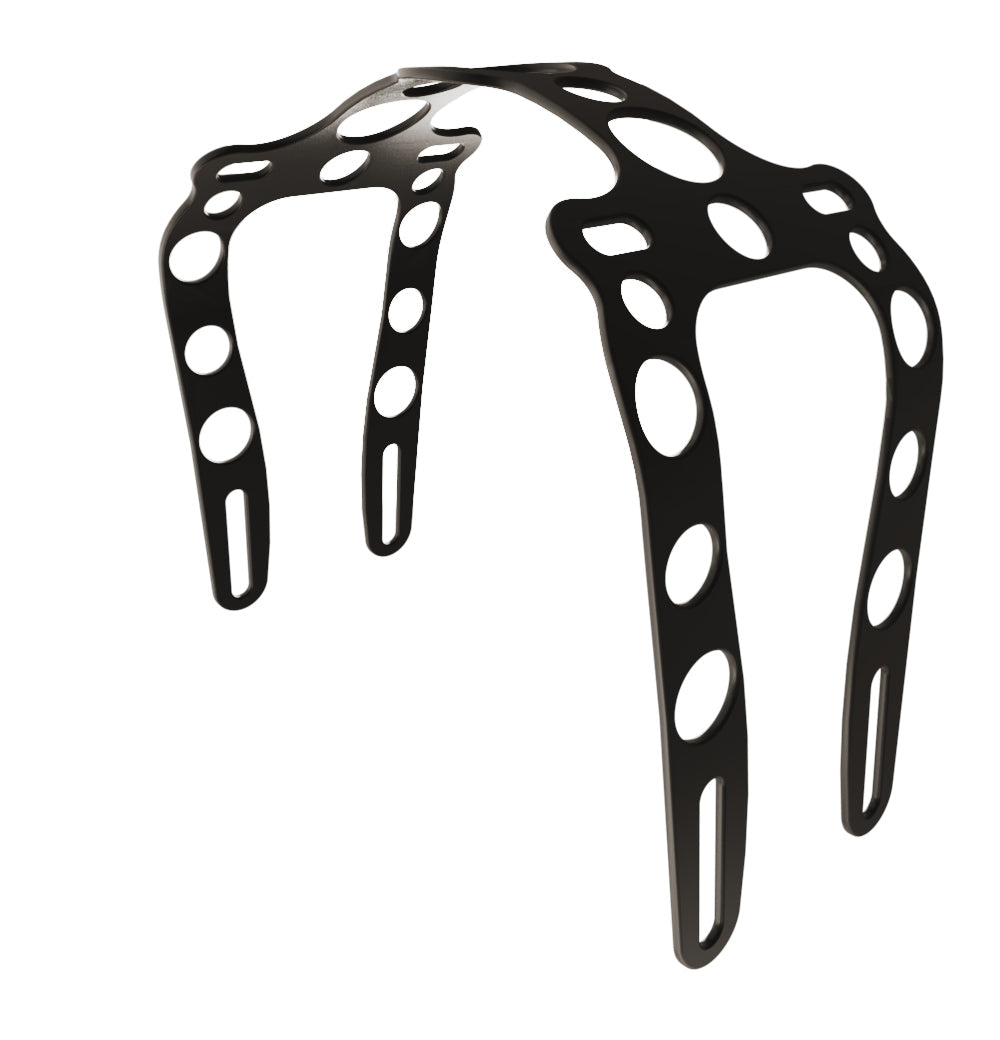 Yamaha V-Star Dragstar XVS1100  (Classic) Front Fender strut + Steel Matte Black Front Fender