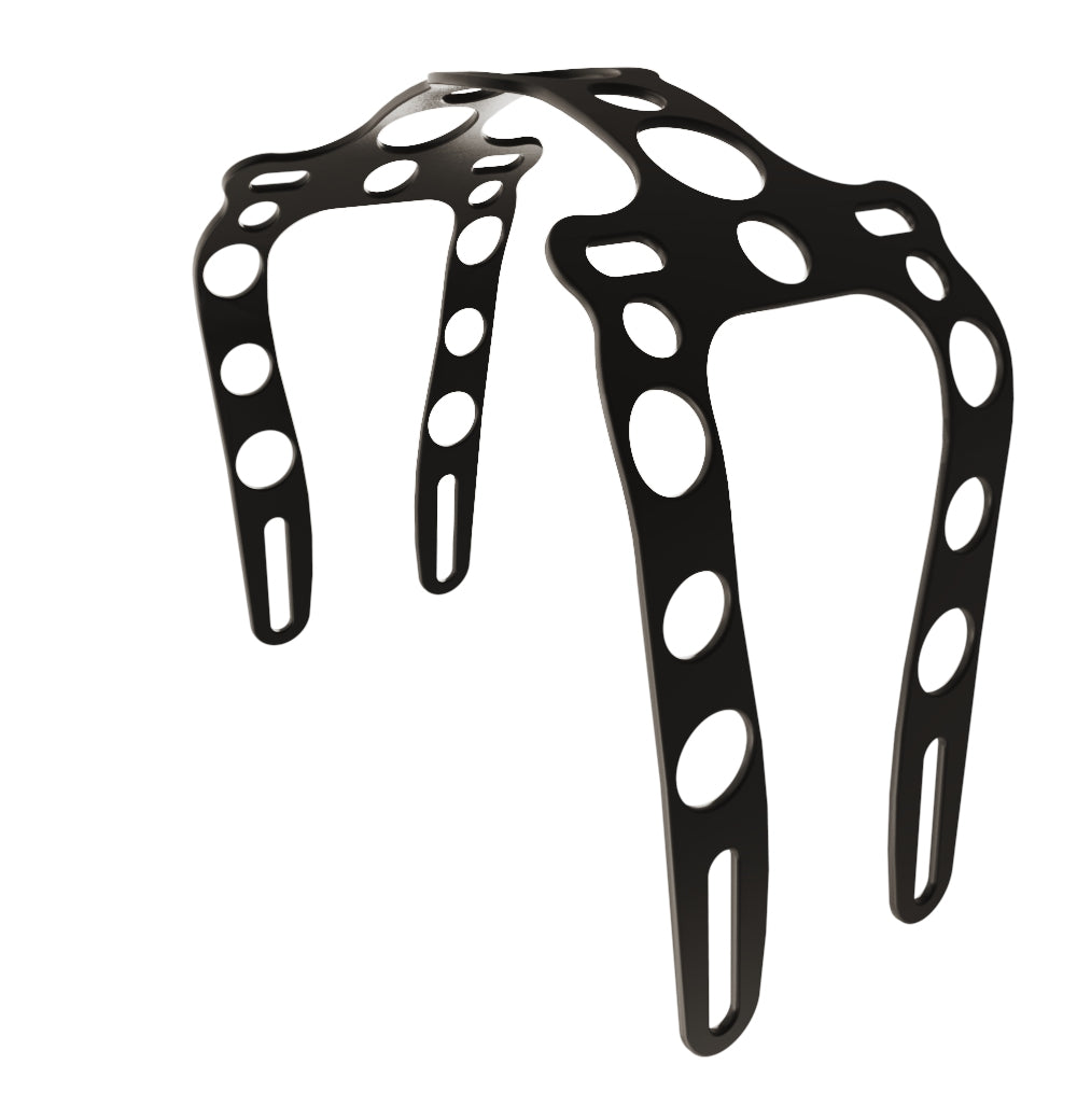 Yamaha V-Star Dragstar XVS1100  (Classic) Front Fender strut + Steel Matte Black Front Fender