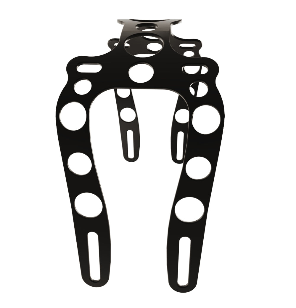 Yamaha V-Star Dragstar XVS1100  (Classic) Front Fender strut + Steel Matte Black Front Fender