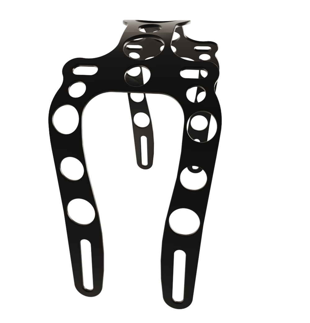 Yamaha V-Star Dragstar XVS1100  (Classic) Front Fender strut + Steel Matte Black Front Fender