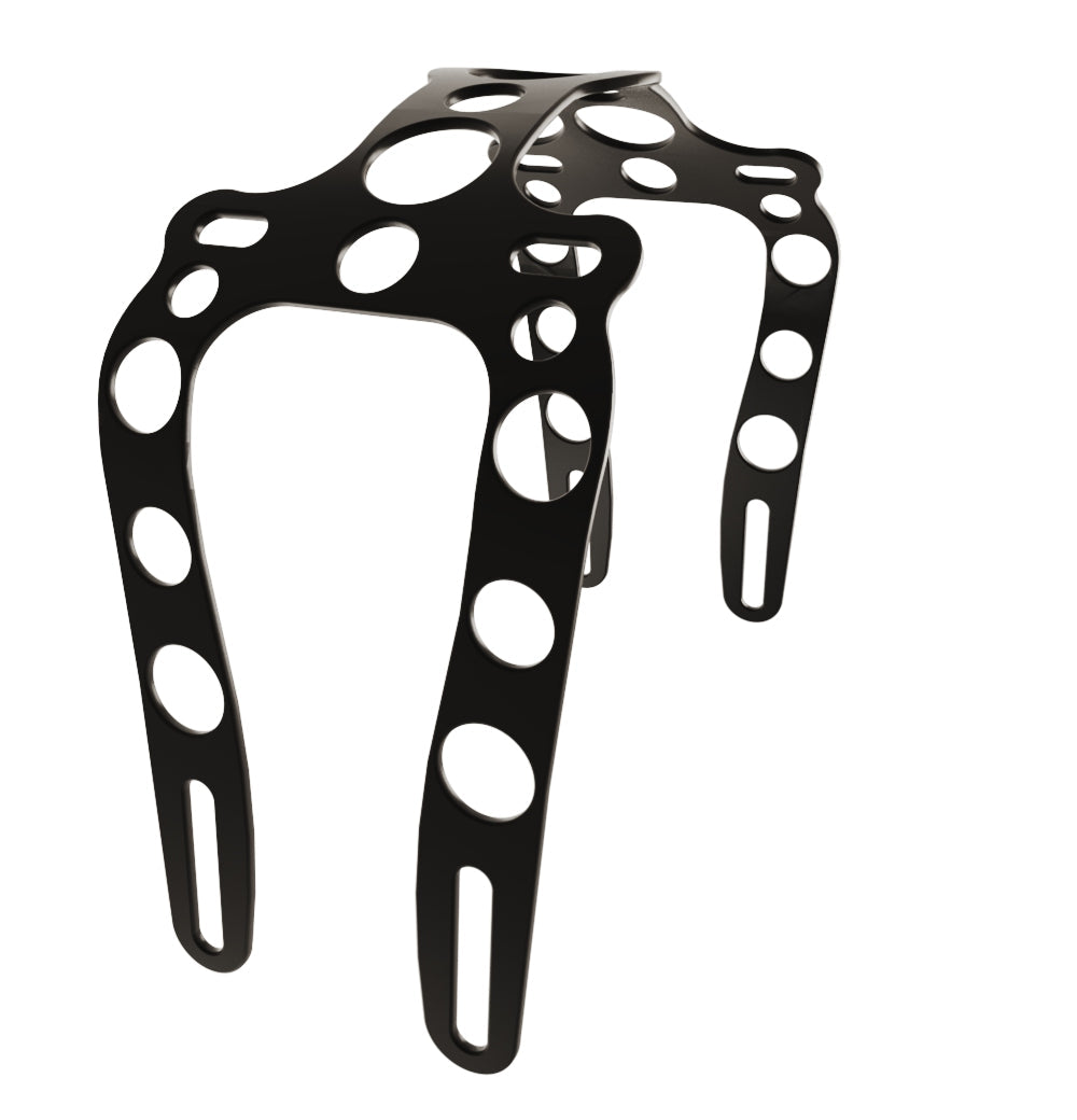 Yamaha V-Star Dragstar XVS1100  (Classic) Front Fender strut + Steel Matte Black Front Fender