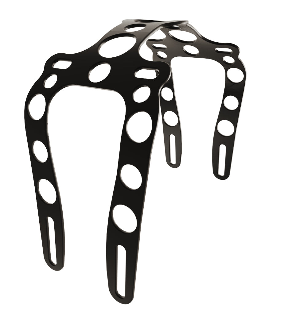 Yamaha V-Star Dragstar XVS1100  (Classic) Front Fender strut + Steel Matte Black Front Fender