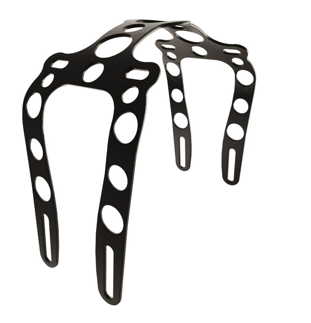 Yamaha V-Star Dragstar XVS1100  (Classic) Front Fender strut + Steel Matte Black Front Fender