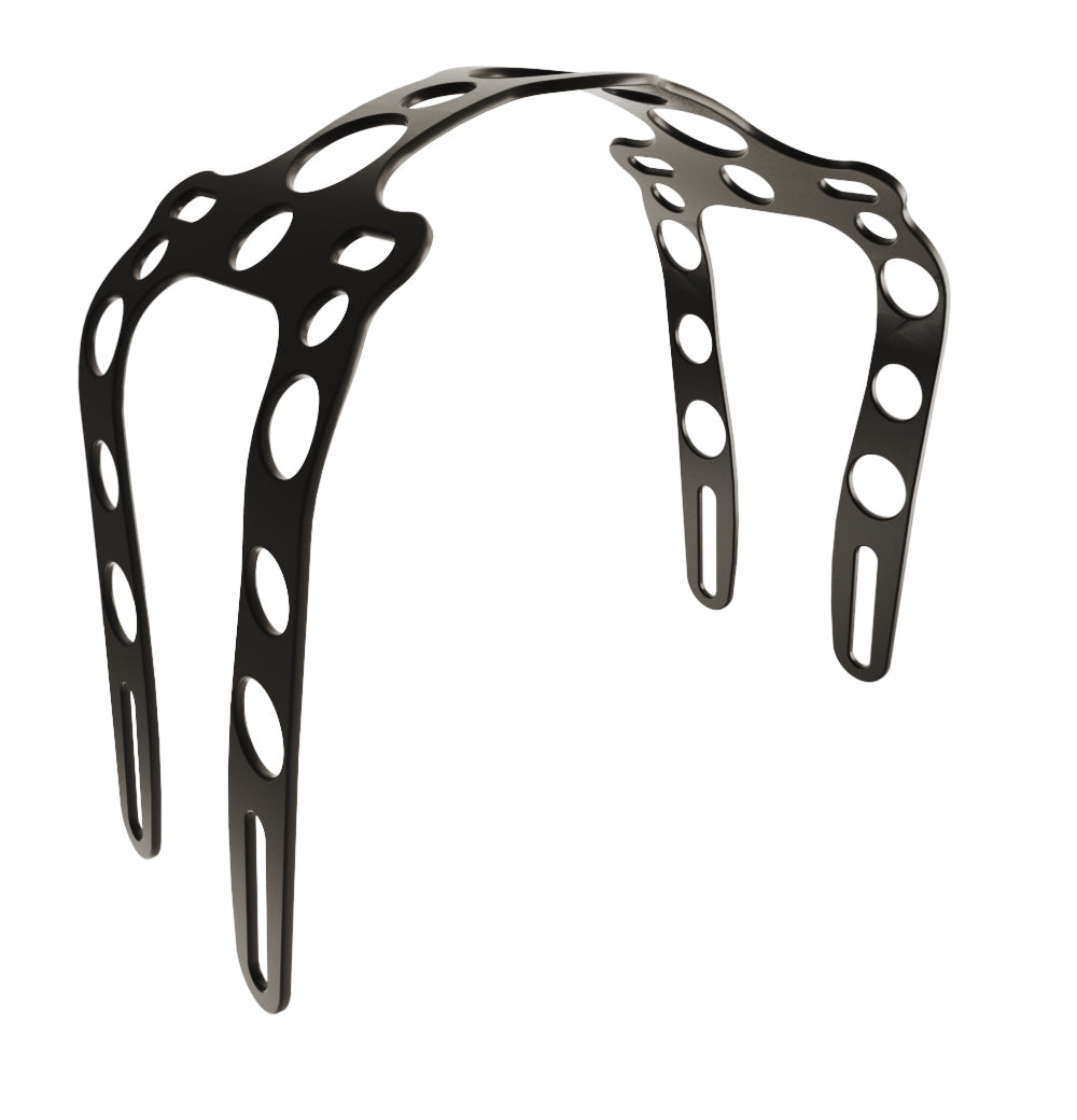 Yamaha V-Star Dragstar XVS1100  (Classic) Front Fender strut + Steel Matte Black Front Fender