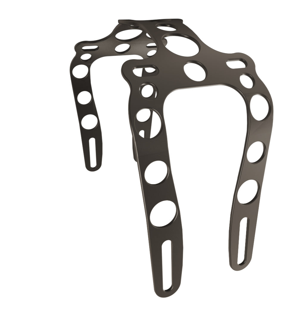 Yamaha V-Star Dragstar XVS1100  (Classic) Front Fender strut + Steel Matte Black Front Fender