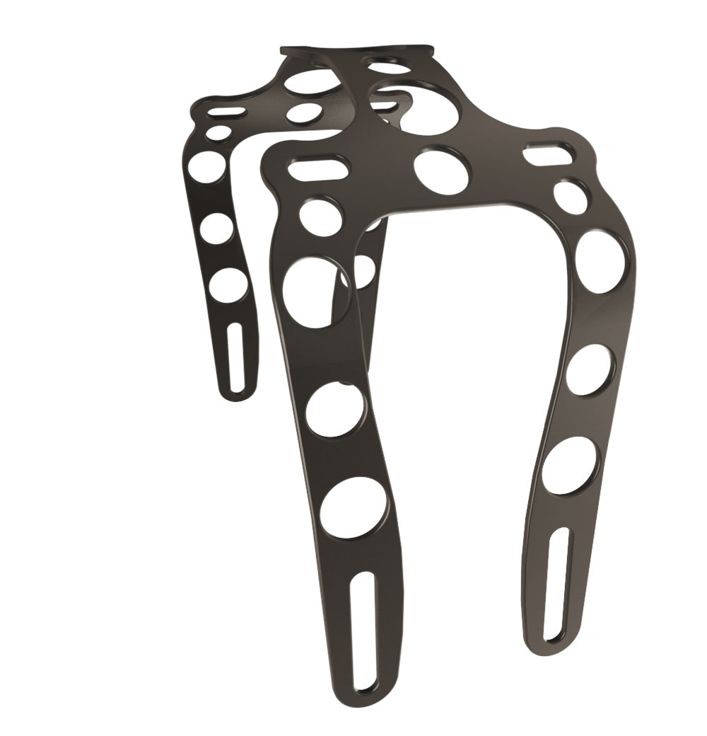 Yamaha V-Star Dragstar XVS1100  (Classic) Front Fender strut + Steel Matte Black Front Fender